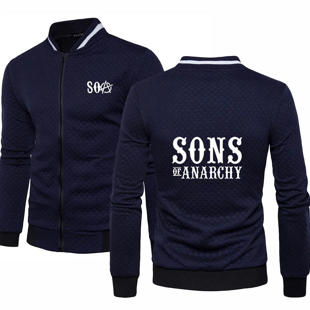 

Fashion New Spring Autumn pullover SOA Sons of anarchy the child SONS Men's jackets Casual Hip Hop Mens Sweatshirt