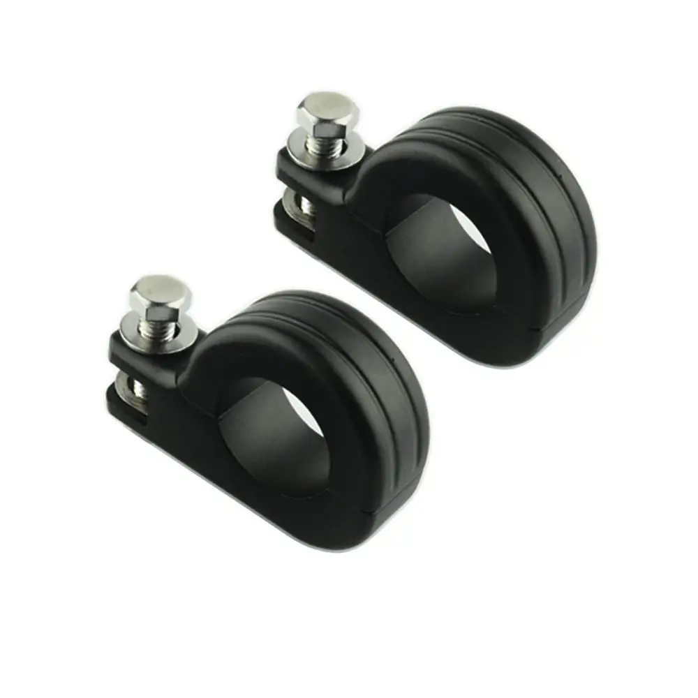 38mm Крепежный комплект для ног мотоцикла для Harley Honda Yamaha Kawasaki Crash Bar защита двигателя шоссе ножной колышек зажимы - Цвет: 38mm