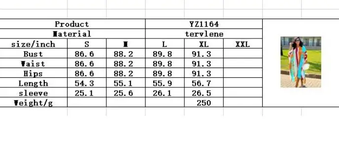 

Printed Chiffon Casual Dress Spring Multicolored Loose Batwing Long Sleeves Crew Neck Short Front Long Back Leisure Women