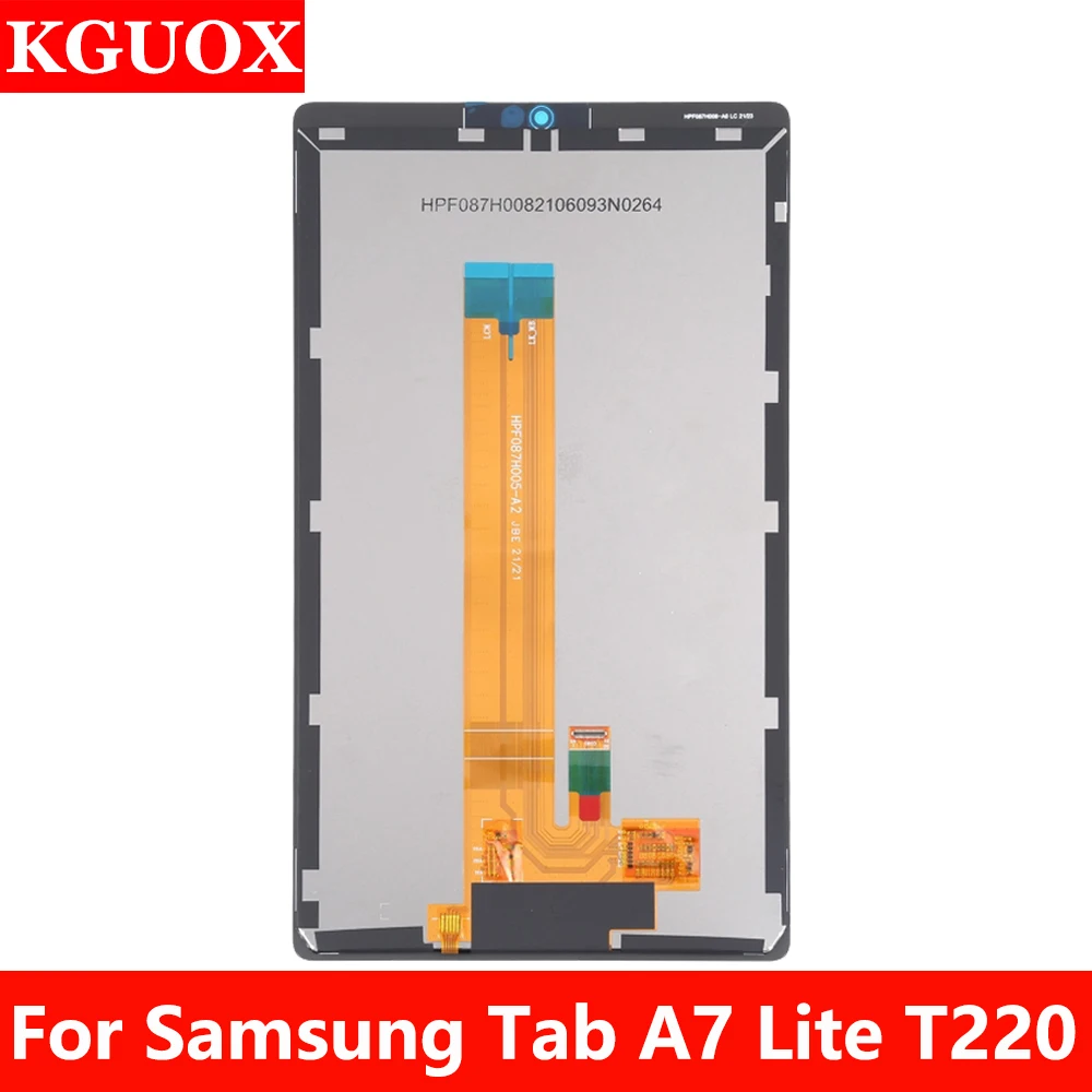 

100% новый ЖК-дисплей для Samsung Tab A7 Lite 2021 SM-T220 T220 T225 ЖК-дисплей сенсорный экран дигитайзер в сборе Замена