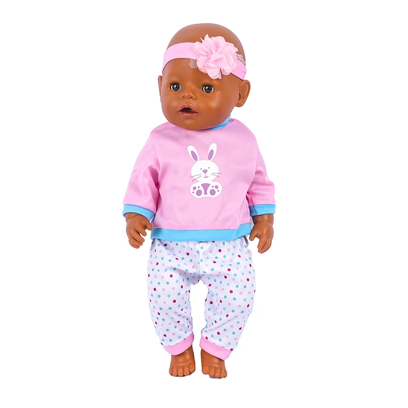 Кукольная одежда для новорожденных с головным убором 18 дюймов, кукольная одежда, игрушки для девочек, американская кукла, аксессуары для ку...