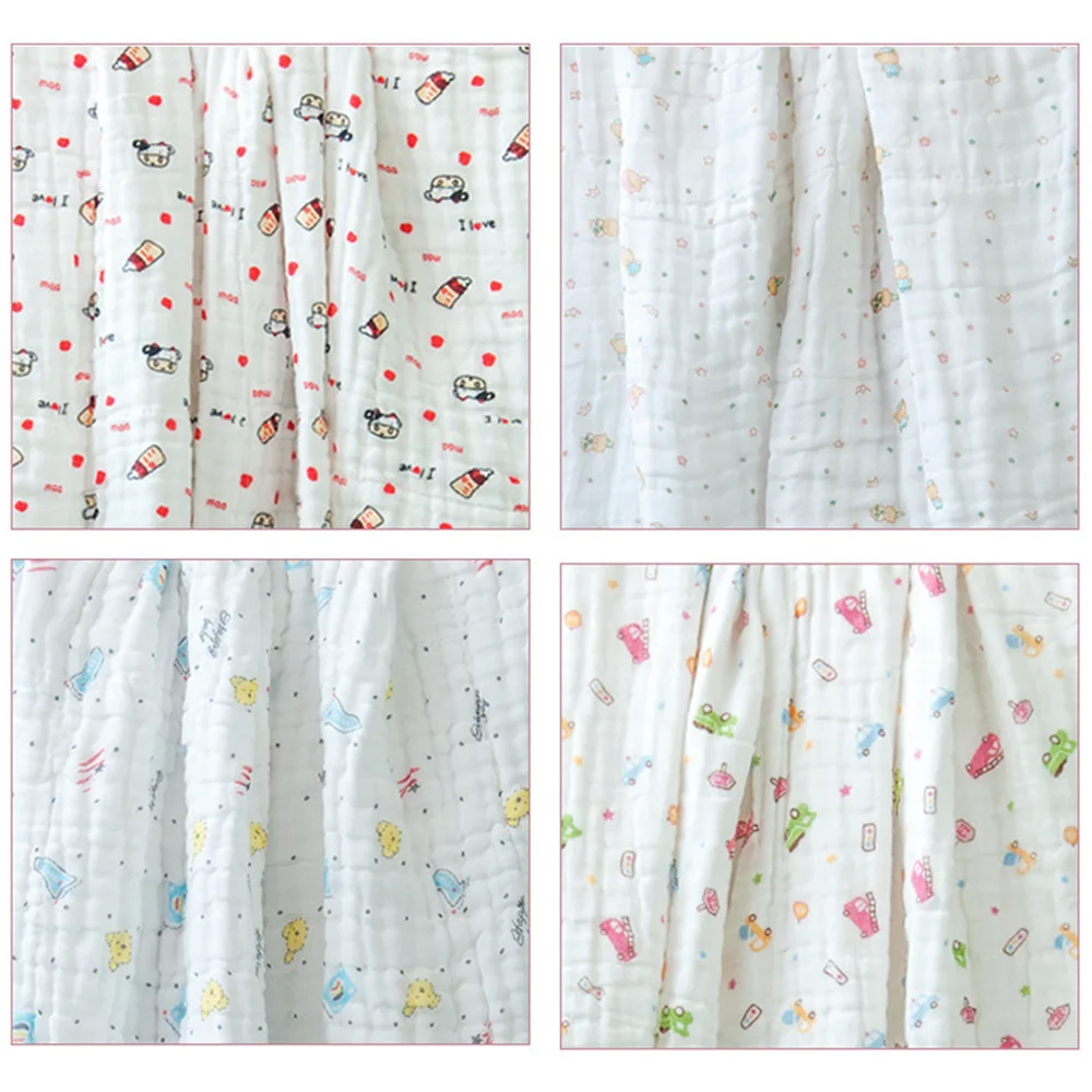 New Muslin Swaddle Baby Blankets Wrap 6 Layer Bath Towel Bedding | Мать и ребенок