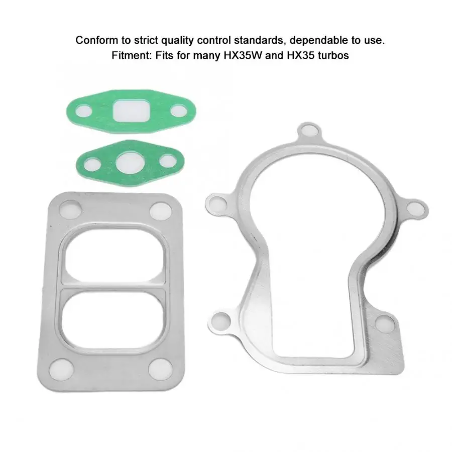 Stainless Steel Turbo Gasket Kit Fits for Holset HX35 HX35W Oil Inlet Outlet Car Accessories | Автомобили и мотоциклы