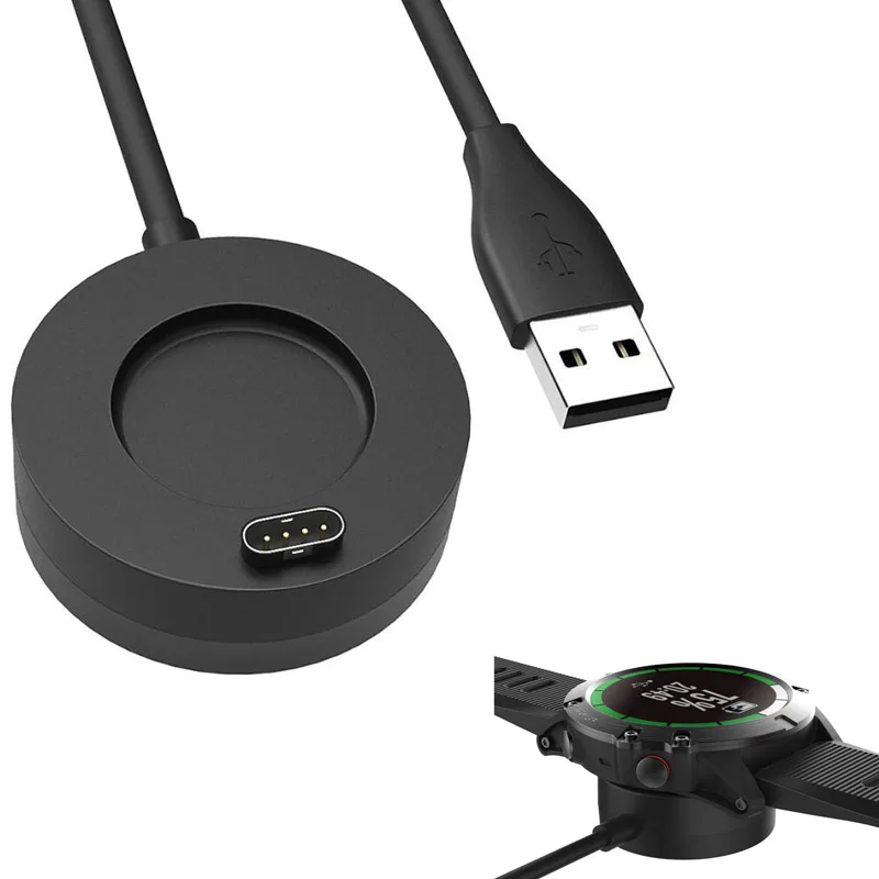 Зарядка через USB кабель Зарядное устройство Подставка для смарт часов Garmin Vivoactive
