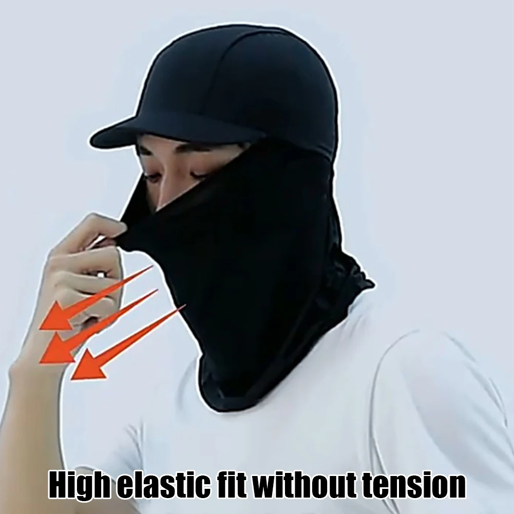 

Cycling Cap Breathable Fishing Scarf Sunscreen Hood Quick Dry Viscose Fiber Brim Hat Outdoor Accessories