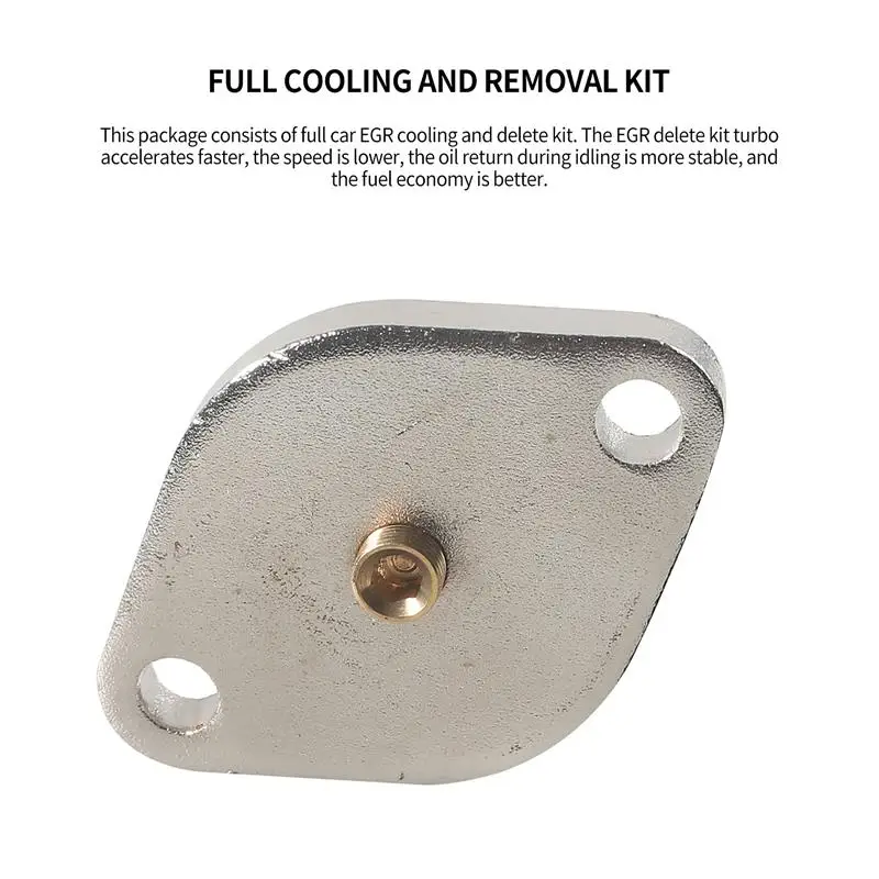 Комплект для удаления системы рециркуляции газа в автомобиле из нержавеющей