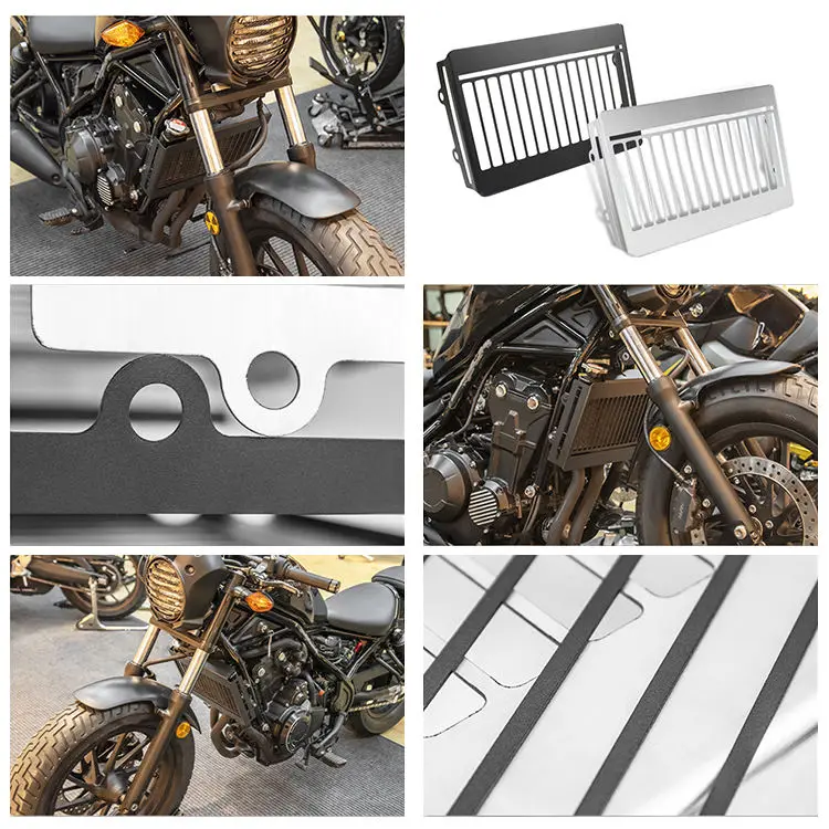 

Racepro Bike Protection Parts Motorcycle 306 Stainless Steel Radiator Guard Cover Fit For Honda Rebel CMX 500 300 2017-2020