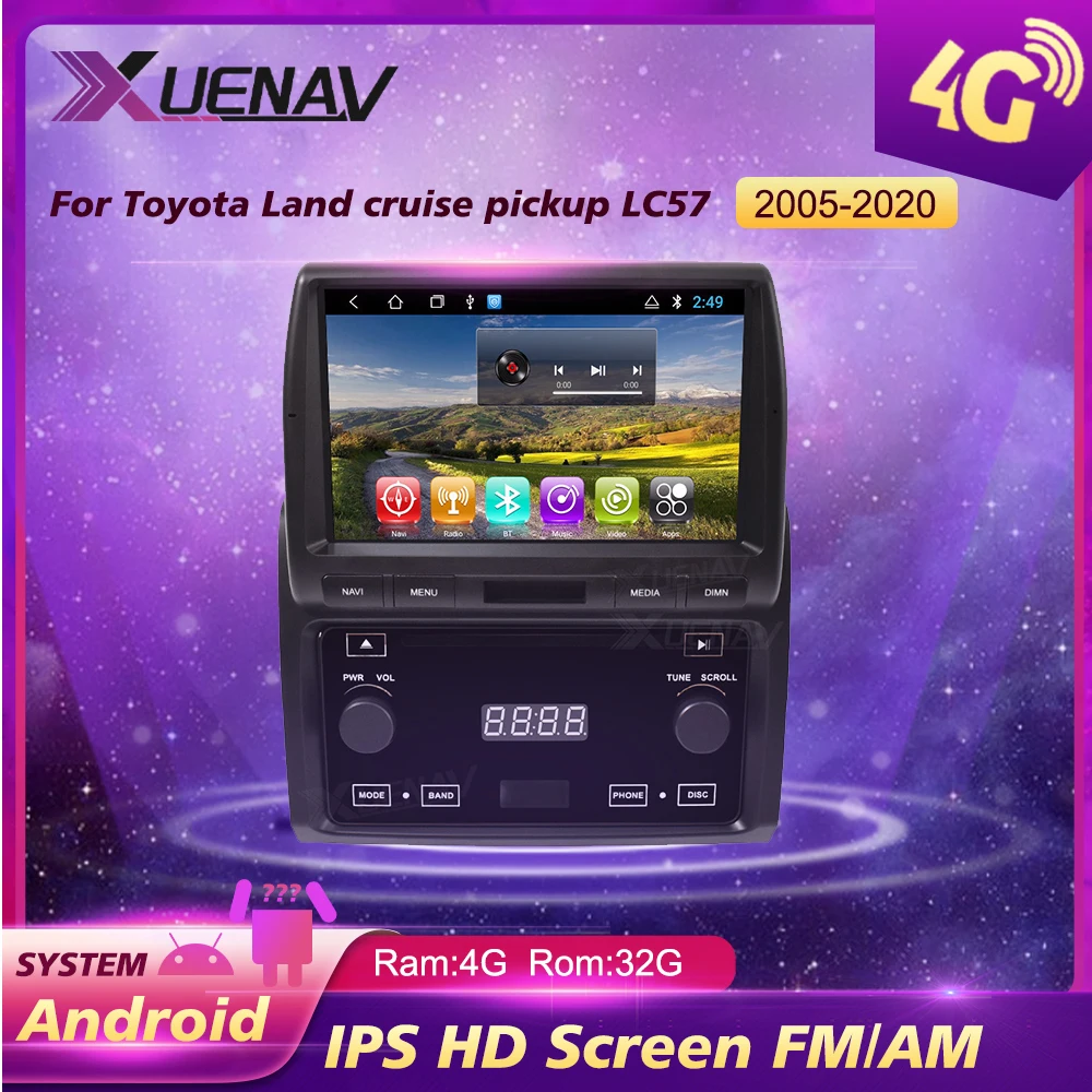 Автомобильная навигационная система GPS для Toyota Land Cruiser pickup LC57 2005-2020 поддержка