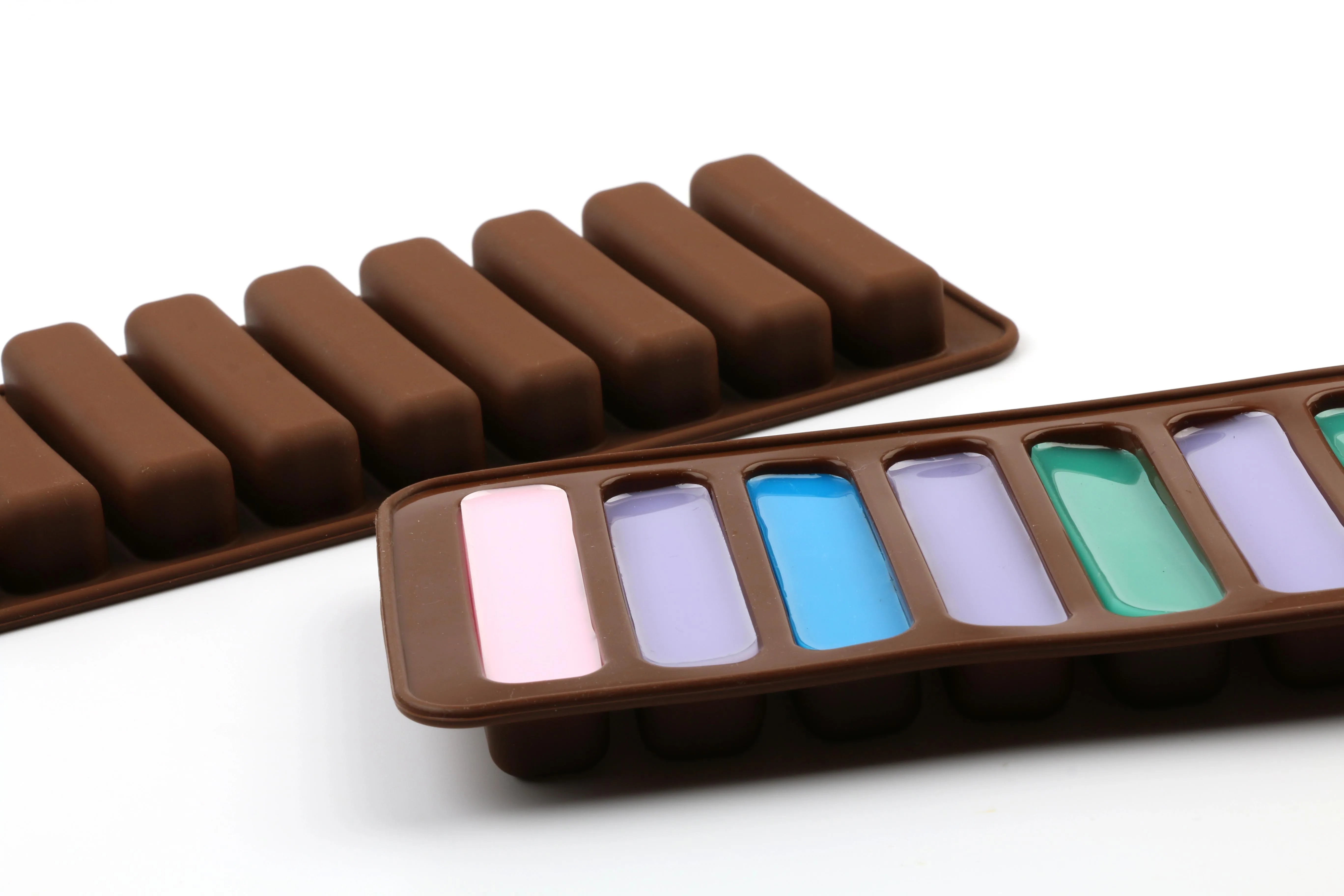 

3d Silicone Chocolate Mold Bar Finger Shaped Cake Bakeware Cookie Candy Pastry Baking,Not Stick,Reusable