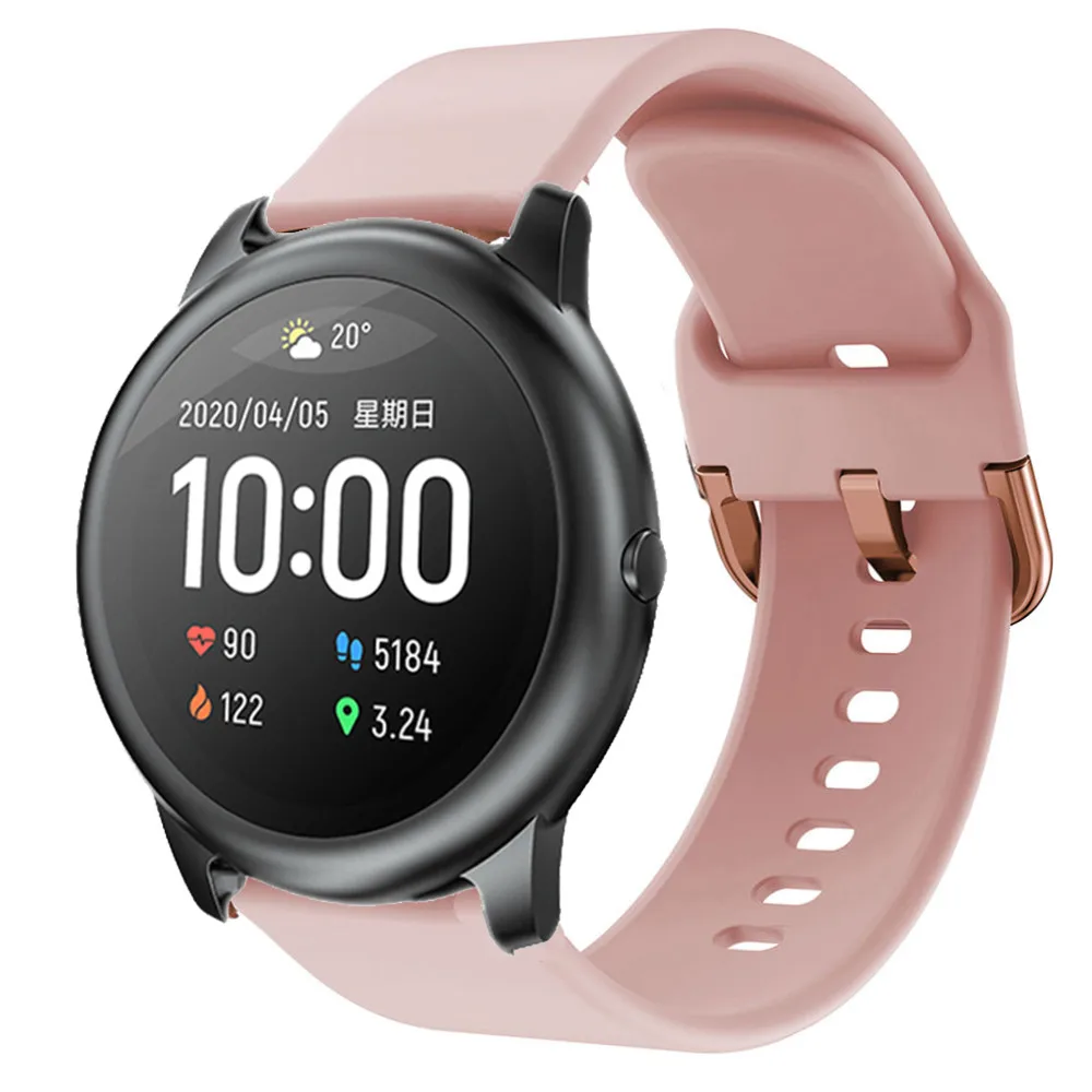 Bracelet Accessories WatchBand 22MM For Xiaomi haylou solar ls05 smart watch soft silicone Replacement straps correa fashion new