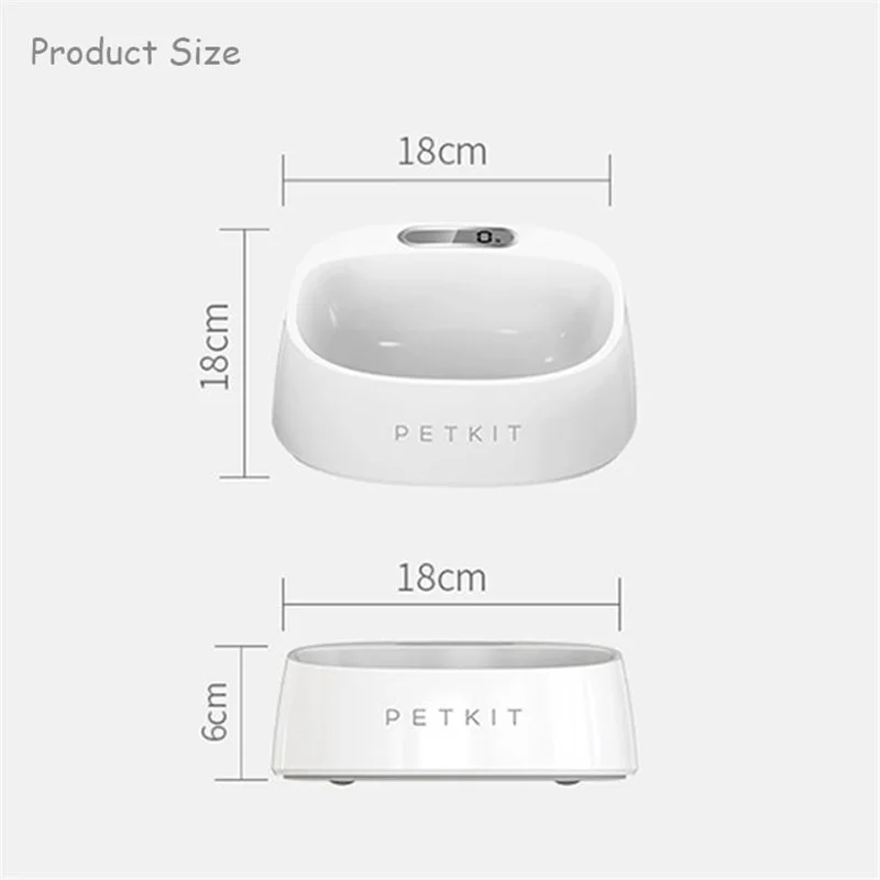 

Smart Dog Bowls Feeding Safe Anti-Microbial Dog Bowl Feeder Drinking Cat Bowl Non Slip For Pet Smart Dogs Water Feeder