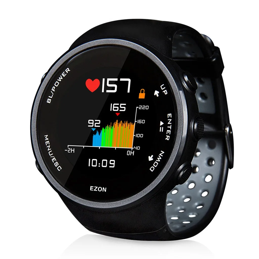 EZON T958 Смарт-часы GPS шагомер Бег Спорт сообщение напоминание Смарт Blueteeth часы с