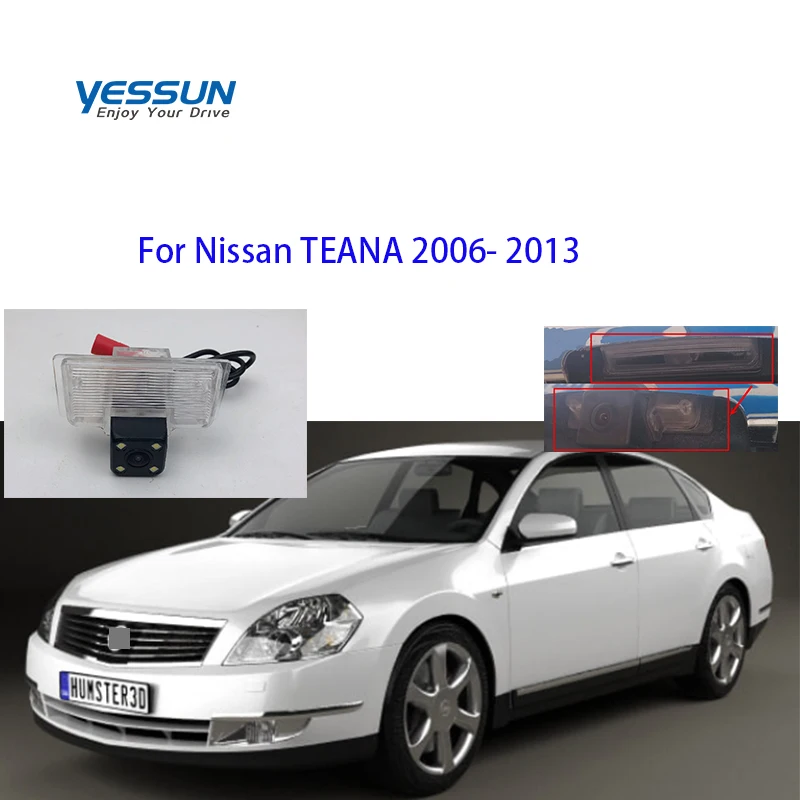 Yessun rear camera For Nissan TEANA 2006- 2013 Car CCD LED Backup Reverse Rear View Camera Parking Monitor | Автомобили и