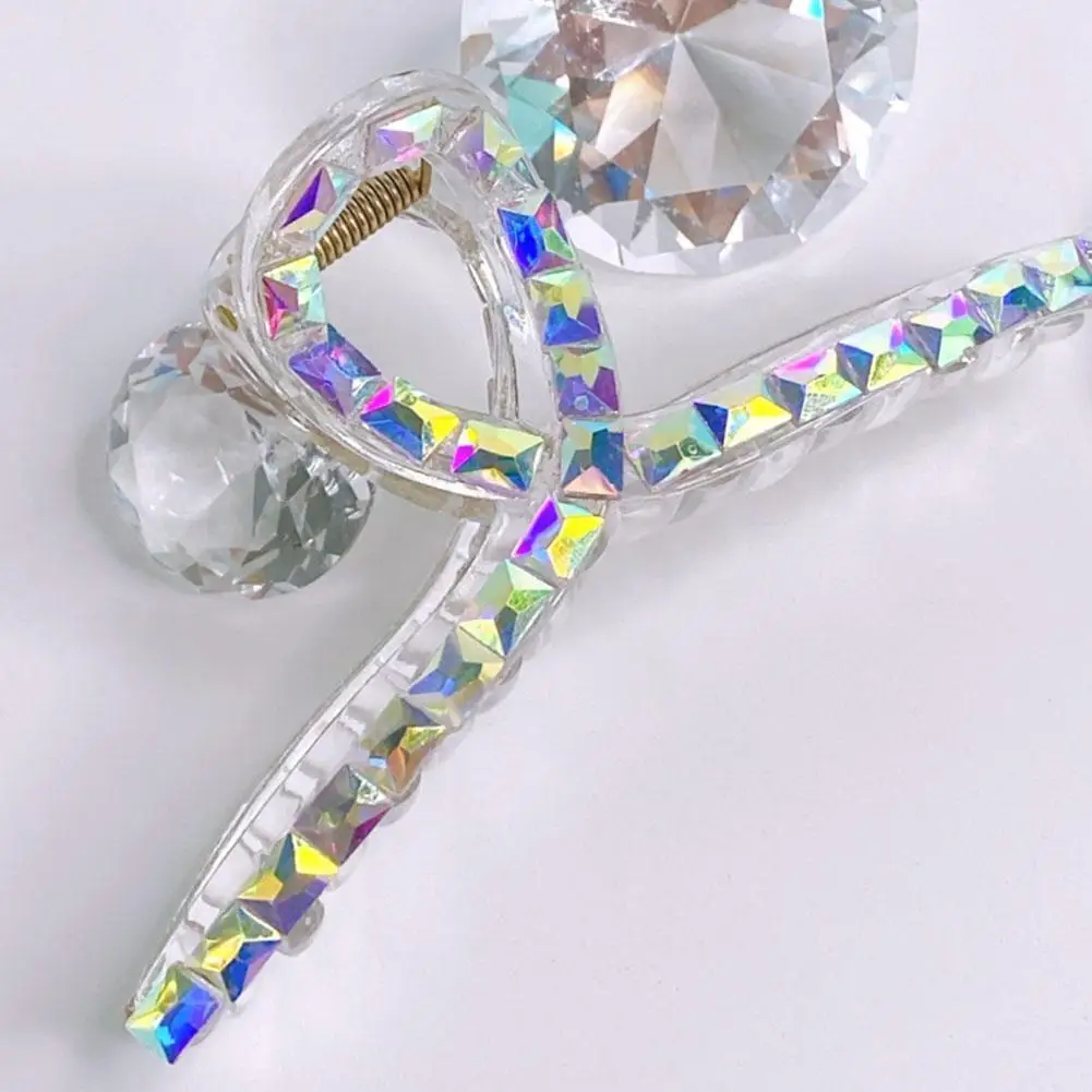 

Crystal Clamp Fashion 11.5cm Grab Clip Acetate Hair Clip Hair Claws For Women Hair Accessories Hair Style Make Everyday Dress