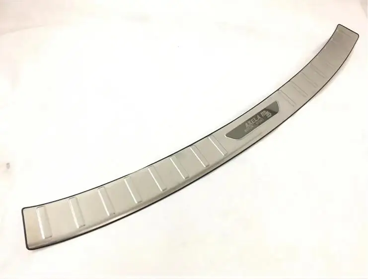 

Stainless steel inside+external fittings Rear Sill Protector Protector For 2017 Mazda 3 Axela