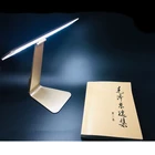 Настольная лампа с затемнением и сенсорным выключателем, ультратонкий светильник в стиле Mac для детей, складной ночник для чтения и учебы, с USB-зарядкой