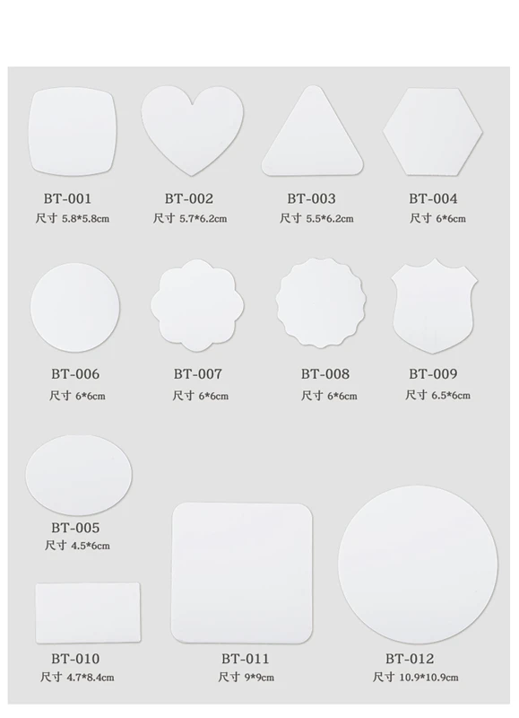 15 шт./лот пустые сублимационные овальные металлические пластины 4 5*6 см DIY магниты