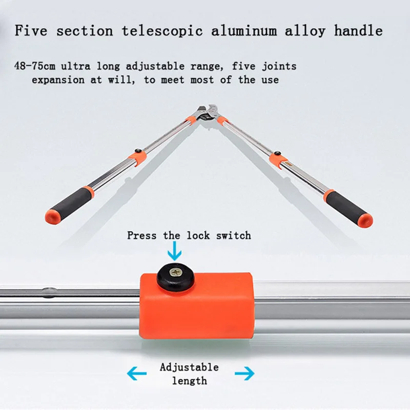 Телескопические садовые ножницы для обрезки деревьев инструмент высоких веток