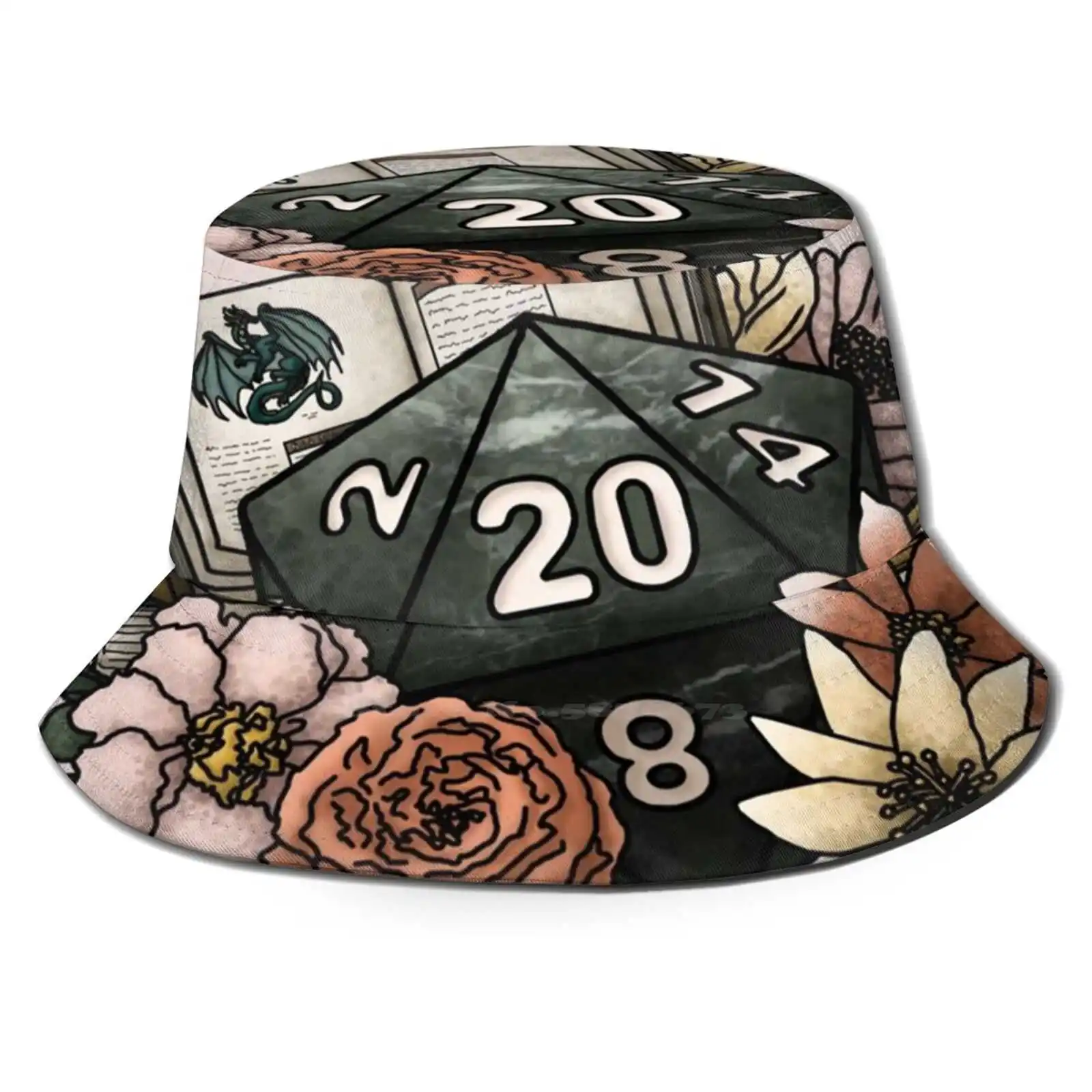 

Master D20-Tabletop Gaming Dice Fisherman's Hat Bucket Hats Caps D20 Dnd Tabletop Gaming Dice Feminine Games Nerd Nerdy Geek