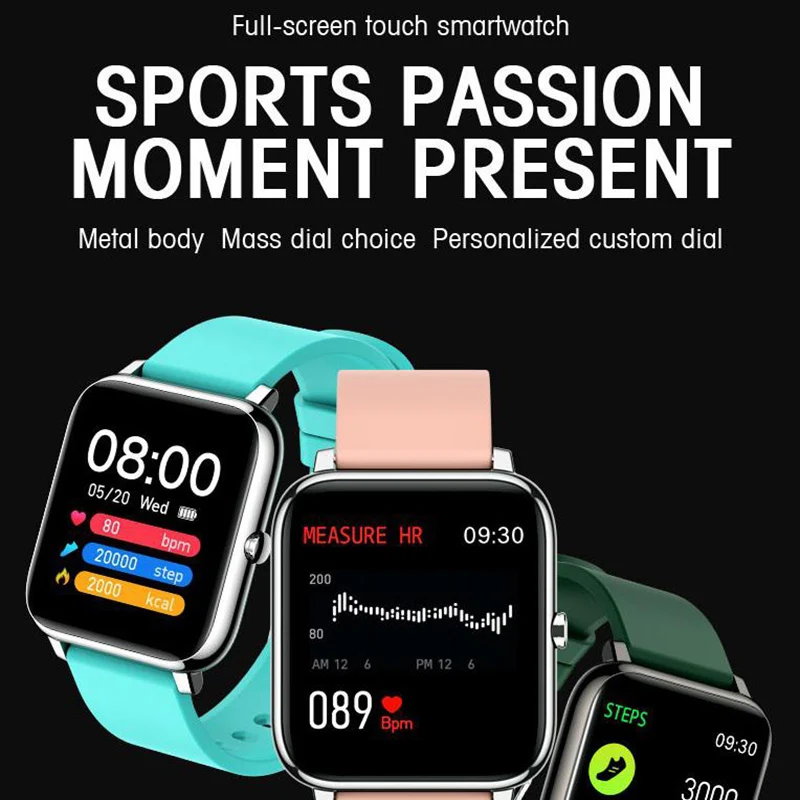 

P22 Smart Watch Bluetooth smart watch fitness tracker Waterproof Sports Watch Heart Rate Blood Pressure Monitor smart bracelet