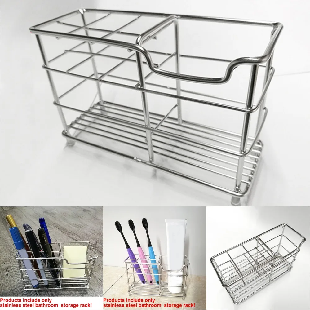 Держатель для зубной пасты и щетки Стойка бритвенного станка стеллаж ванной