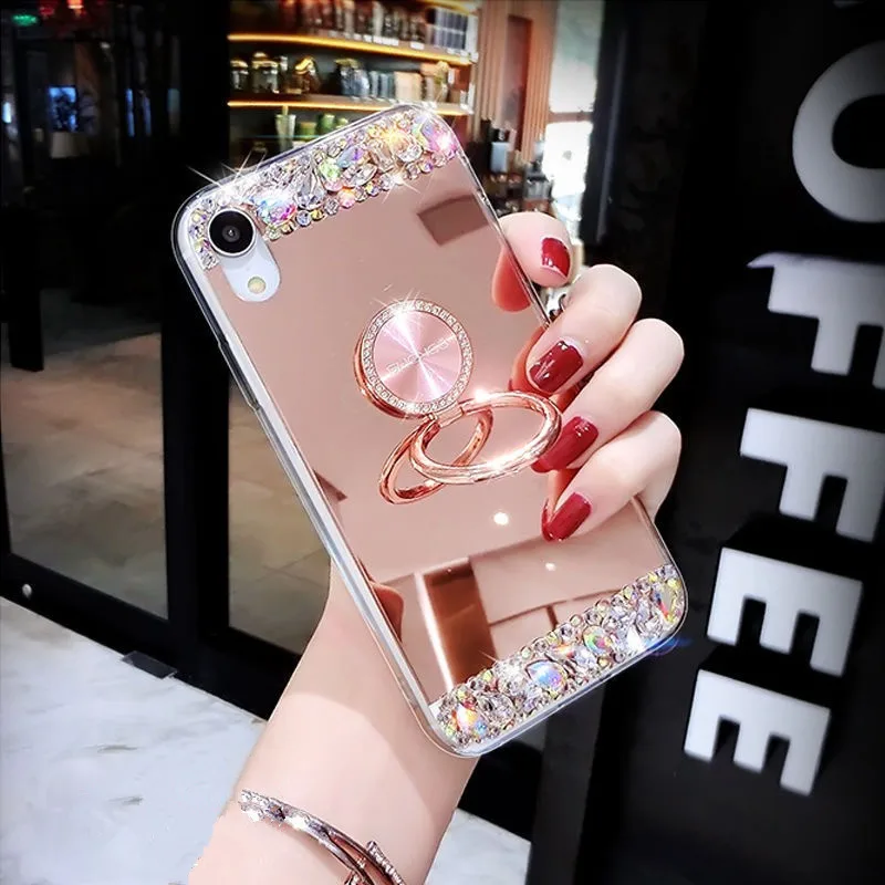 Роскошный зеркальный блестящий прозрачный чехол для huawei P30 Lite задняя крышка с