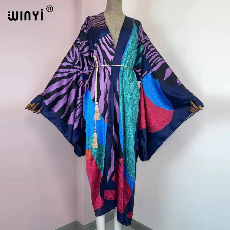 

Европейская Туника WINYI traf, милое женское бикини, розовый кардиган в стиле бохо, коктейльный сексуальный богемный длинный праздничный кимоно...