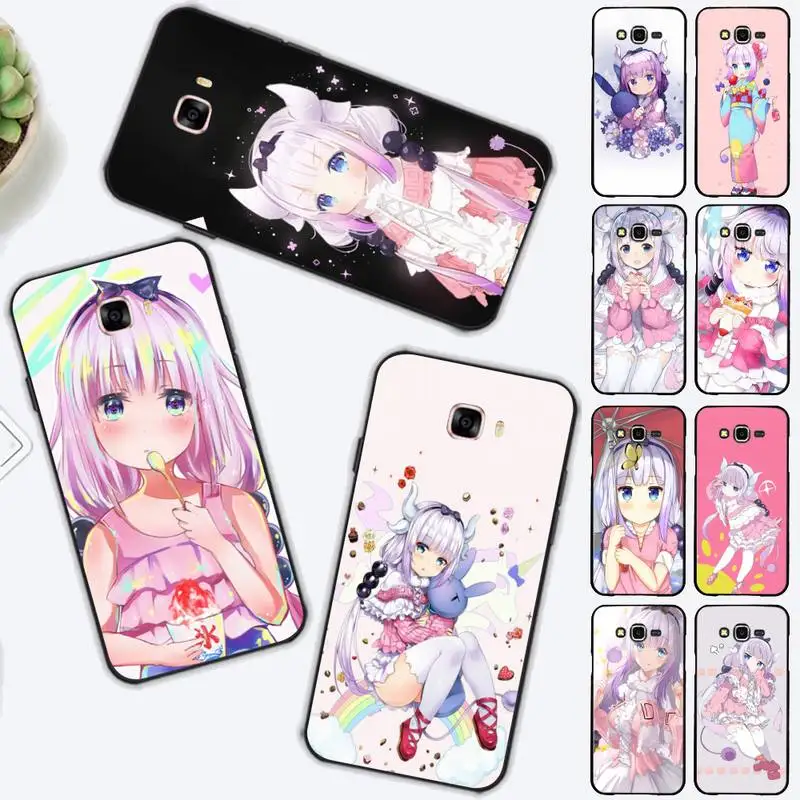 

Kanna Kamui Dragon Cute Anime Girls Phone Case for Samsung J 2 3 4 5 6 7 8 prime plus 2018 2017 2016 core