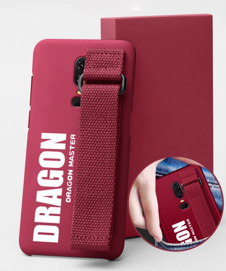 Hand Strap Case for Oneplus 8 7T Pro 7 6T 6 5T Matte Soft Silicon Wrist Cover OnePlus 7Pro 1+7t Funda |