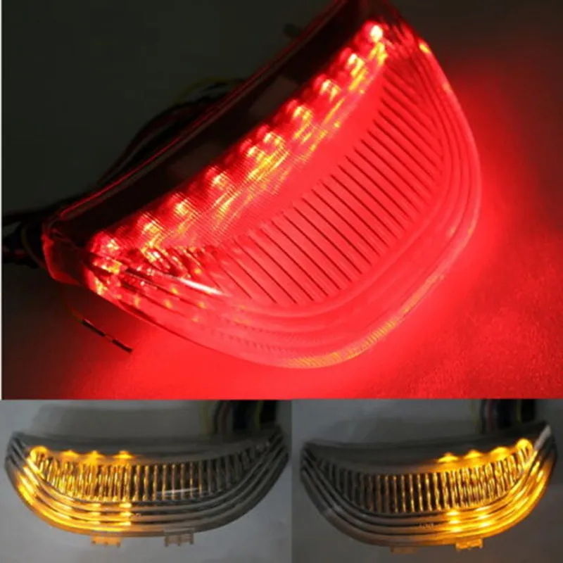 Мотоцикл Clear/Дым Хвост светильник со светодиодной указатели поворота для Honda CBR600RR