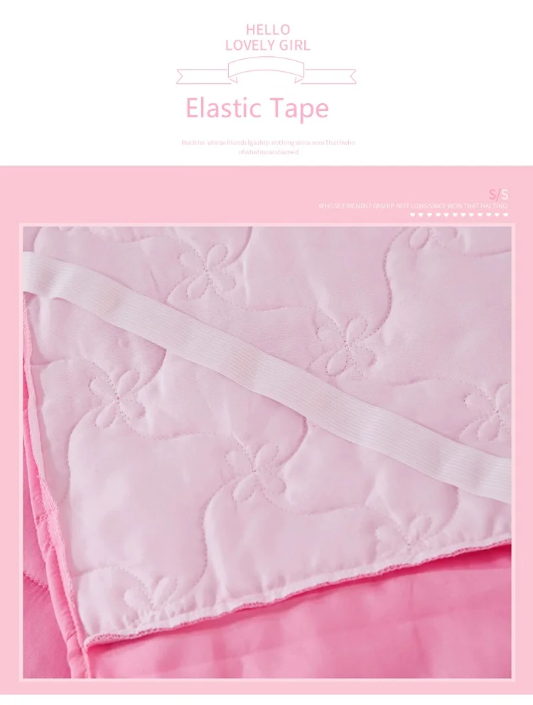 Утолщенная набивка для принцессы Юбка кровать Нескользящая юбка на плоской