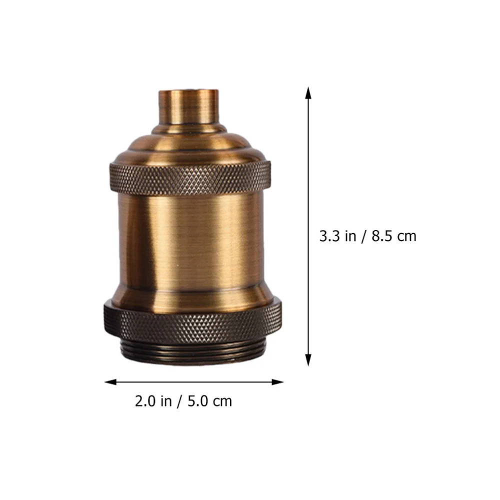 

2pcs Vintage Lamp Light Bulb Holder E27 Screw Lamp Sockets Pendant Light Holder