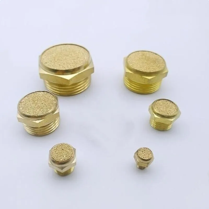 

1/8 "1/4" 3/8 "1/2" 3/4 "1" BSP NPT наружной латунь Пластик Пневматический Глушитель воздушный глушитель
