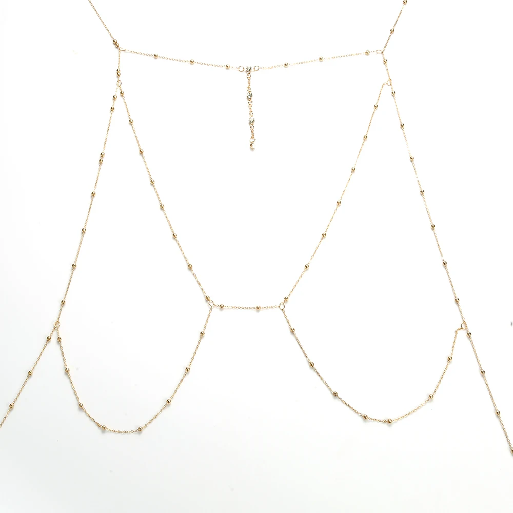 Бусы ожерелье цепочка для тела ювелирные изделия 2017 Женская Сексуальная