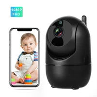 1080p baby monitor wifi ir night vision two way audio video nanny intercom auto track wireless wirelrss home babyphone camera