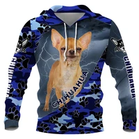 chihuahua 3d hoodies printed pullover men for women funny dog sweatshirts fashion cosplay apparel sweater