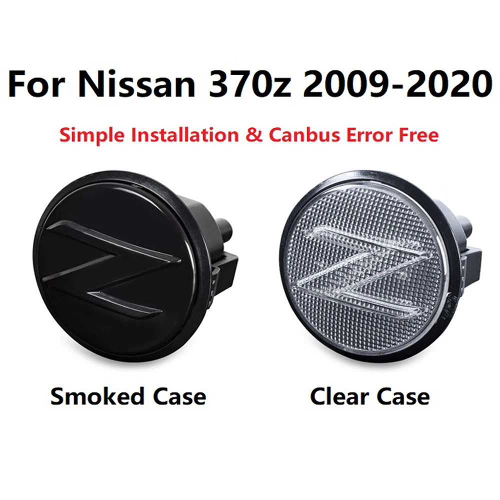 

2Pcs Led Dynamic Amber Side Marker Lights Turn Signal Sequential Blinker Lamp For Nissan 370z Coupe Nismo(Z34) 2009-2020 Canbus