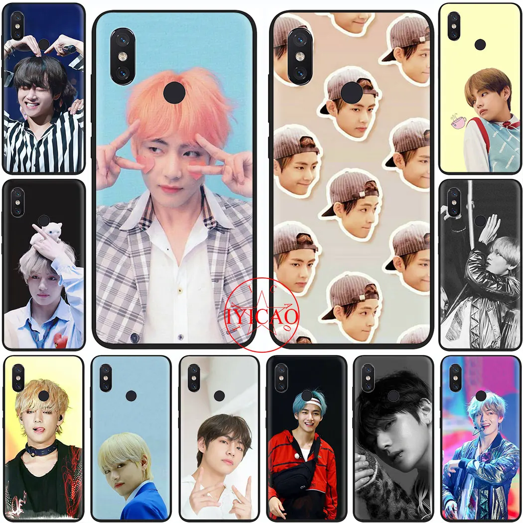 Мягкий чехол для телефона Kim Taehyung V Xiaomi Mi A2 Lite 9T A3 Pro MAX 3 MiX 2S CC9E CC9 9T|Чехлы-накладки| |