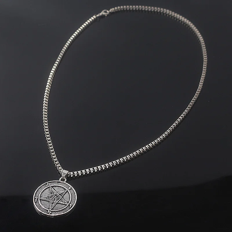 Горячая Распродажа Люцифер пентаграмма амулет коза сатана виккан сатанизм