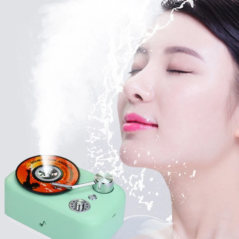 

Mini Car Humidifier Cool Mist Humidifiers Sprayer with 7 Colorful LED Night Light for Bedroom Vehicle Travel Office Baby 19QE