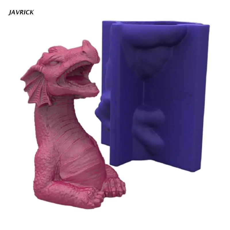 

Small Dragon Head-shaped Silicone Molds Ideal for Halloween Easter Cake Decors