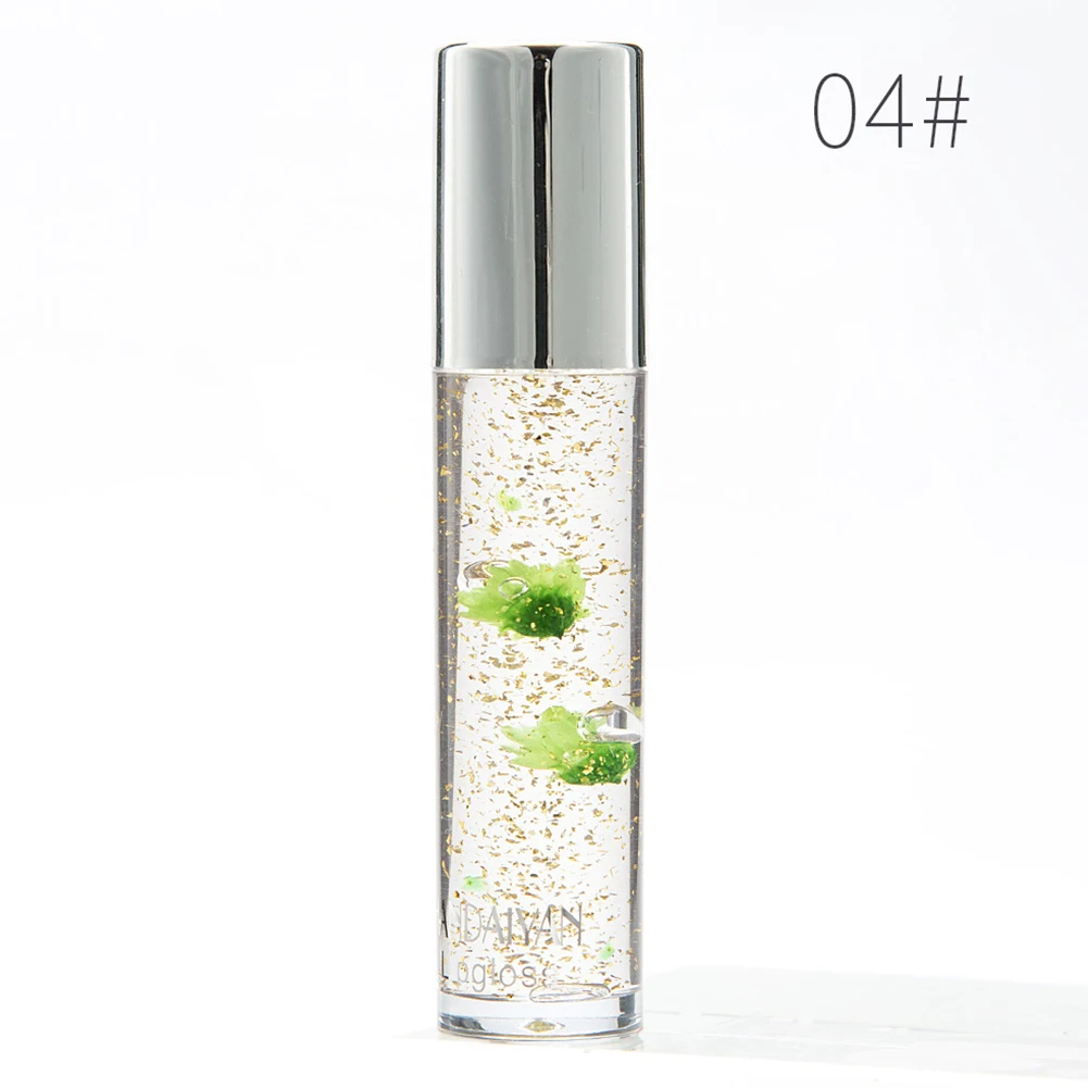 Долговечный очаровательный портативный блеск для губ с цветами и блокировкой RFID