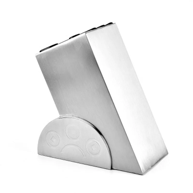 Кухня ножи блок современный 6-слот Нержавеющая сталь Ножи для хранения кухонных