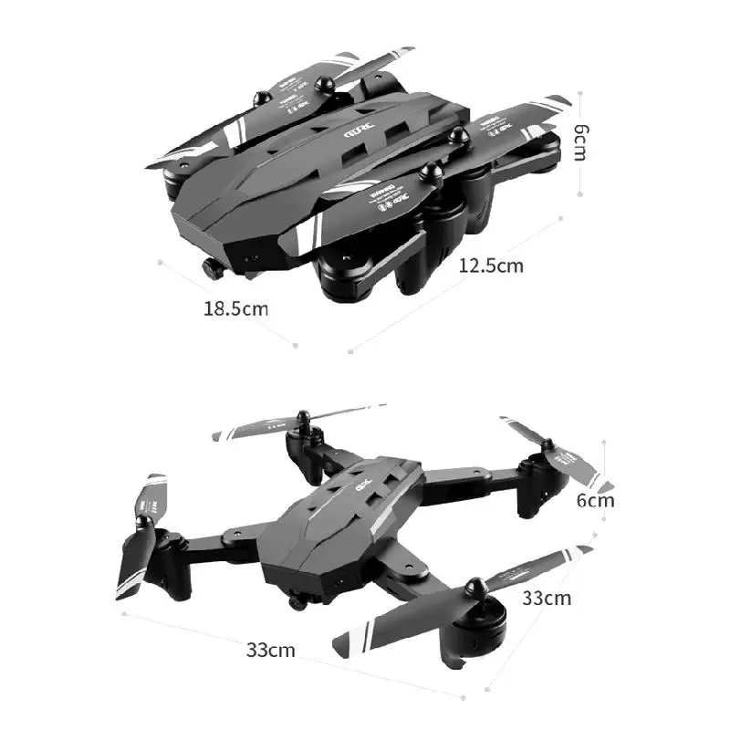 2020 New Folding Drone With 4k Hd Aerial Photography Professional Gps Ultra-long Endurance Quadcopter Remote Control Helicopter | Игрушки и