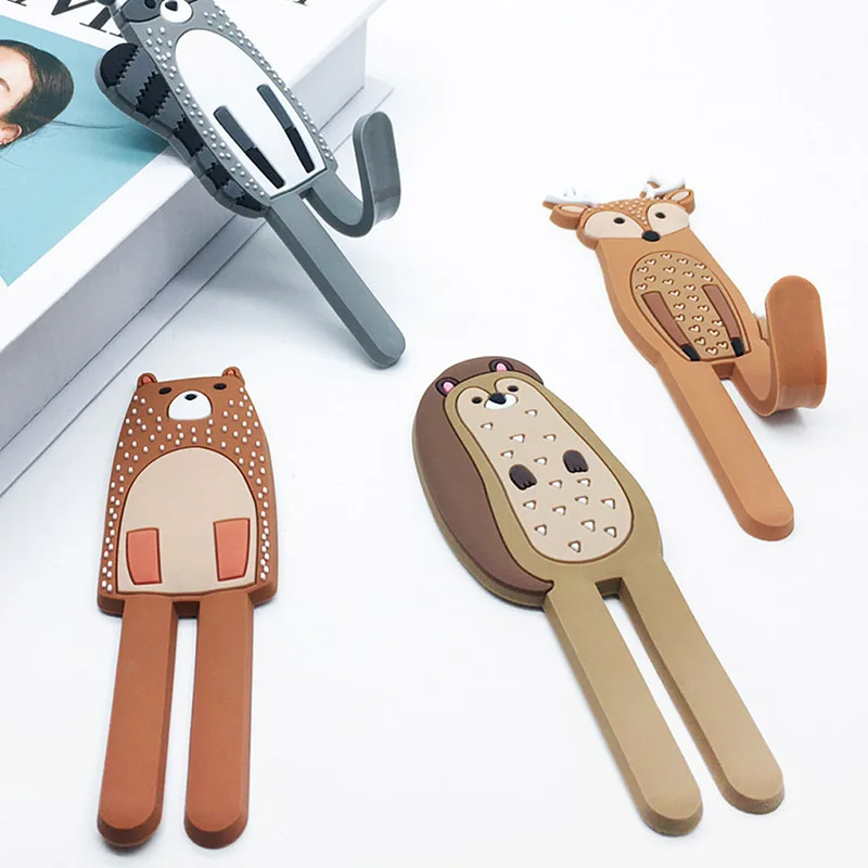 Милые Животные Магнитные Крючки Съемные Наклейки на холодильник сообщения