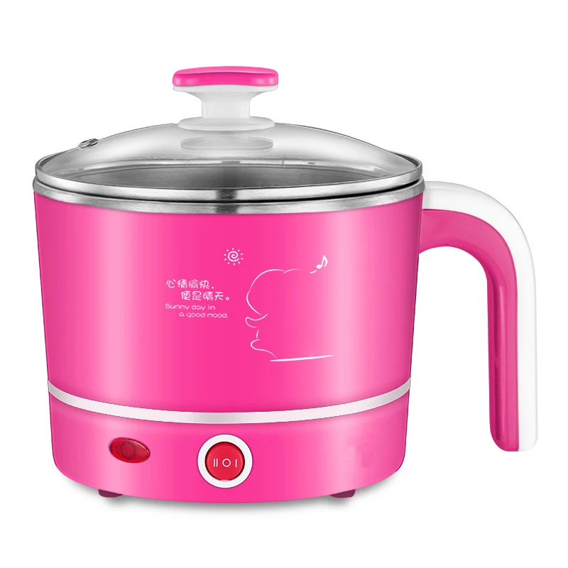 Mini Electric Food Steamers Pans Multifunctional Small Hot Pots Heating Cup 1L for Steamer /Boiled /Cooking | Бытовая техника