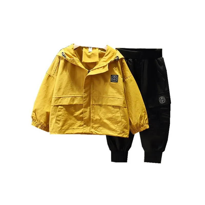 

Boy clothes set 2020 autumn new boys set casual sports hooded coat + pants two-piece sports set 2-7years boys clothes
