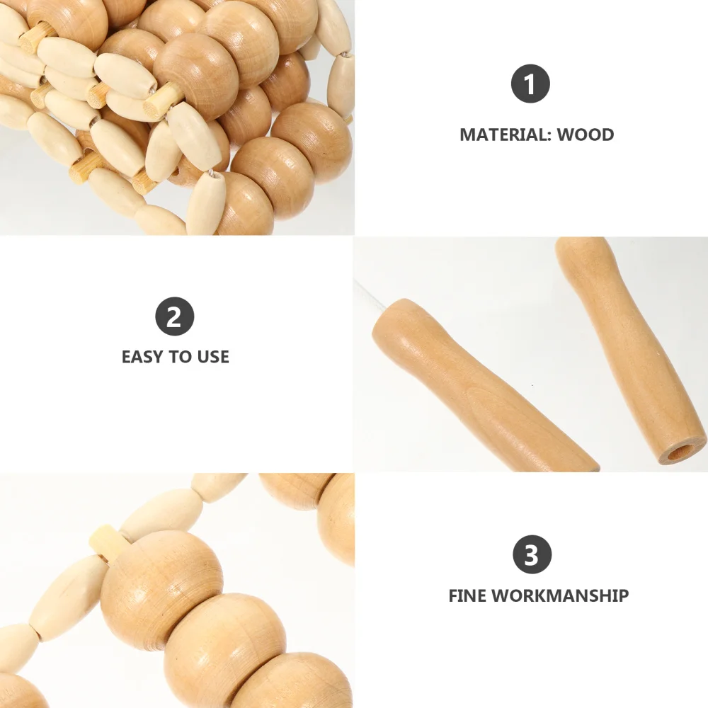 

Wood Therapy Tool Back Muscle Roller Massager for Adults The Old