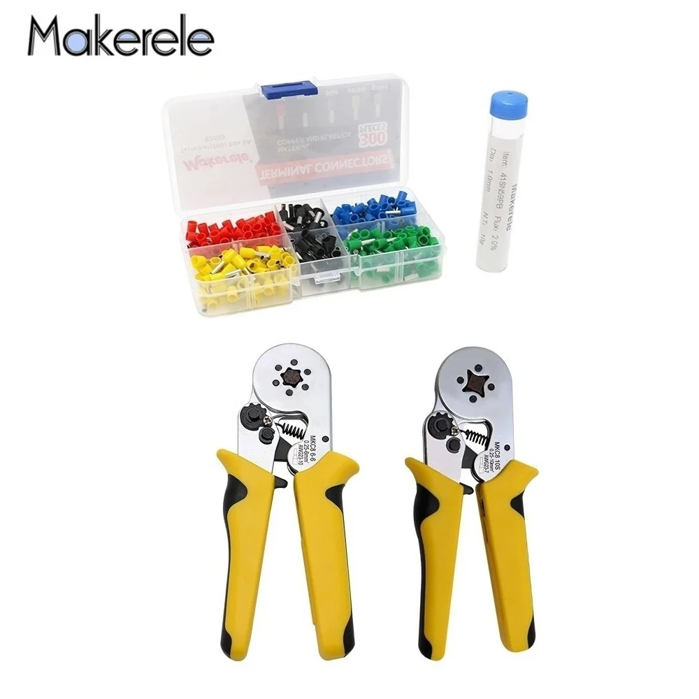 Плоскогубцы с круглым носом Mkhsc8 электрические трубчатые обжимные инструменты