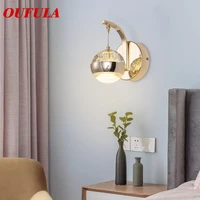 hongcui indoor wall lamps fixture crystal modern led sconce contemporary creative decorative for home foyer corridor bedroom